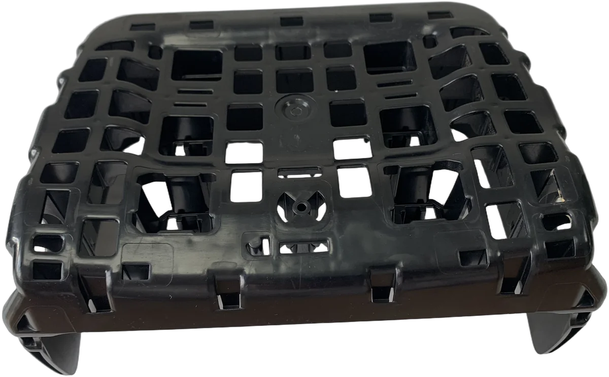 Black plastic grille cover
