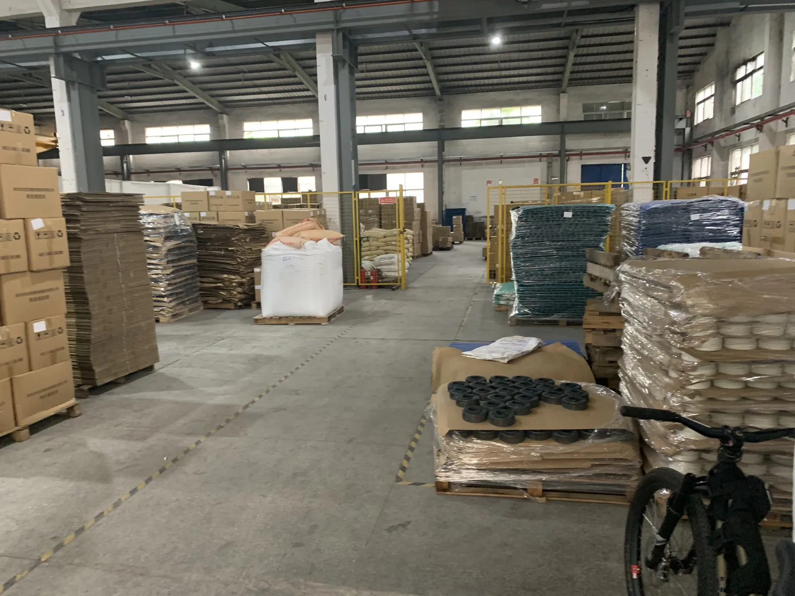Packing and shipping area